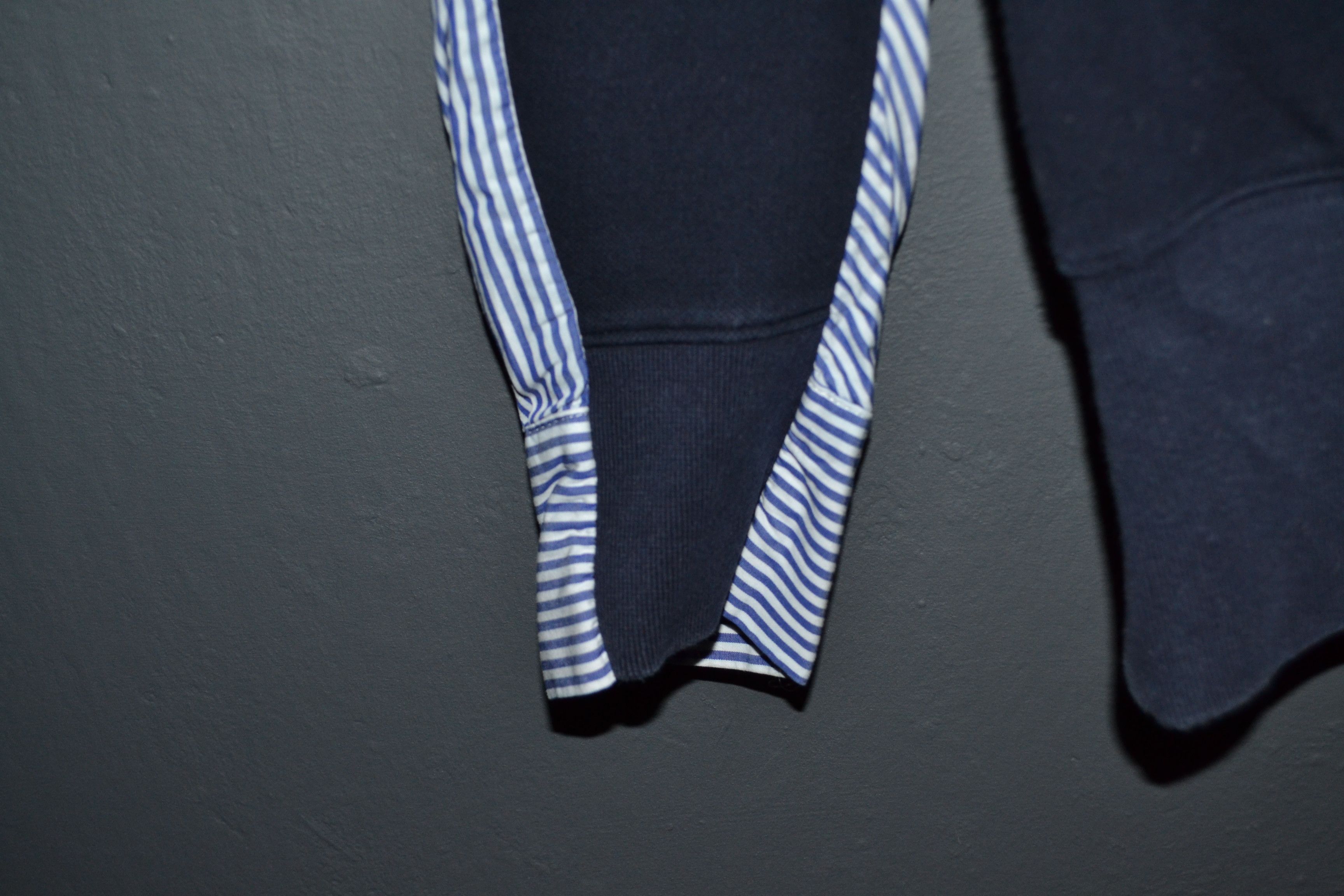 Sacai Sacai Deconstructed Sweatshirt Shirt Docking 1 size Japan Size S / US 4 / IT 40 - 3 Thumbnail