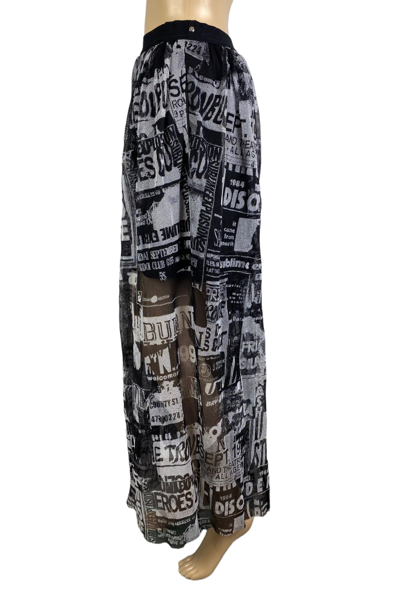 Diesel Diesel Maxi Mesh Printed Skirt size S Size 30" / US 8 / IT 44 - 5 Thumbnail