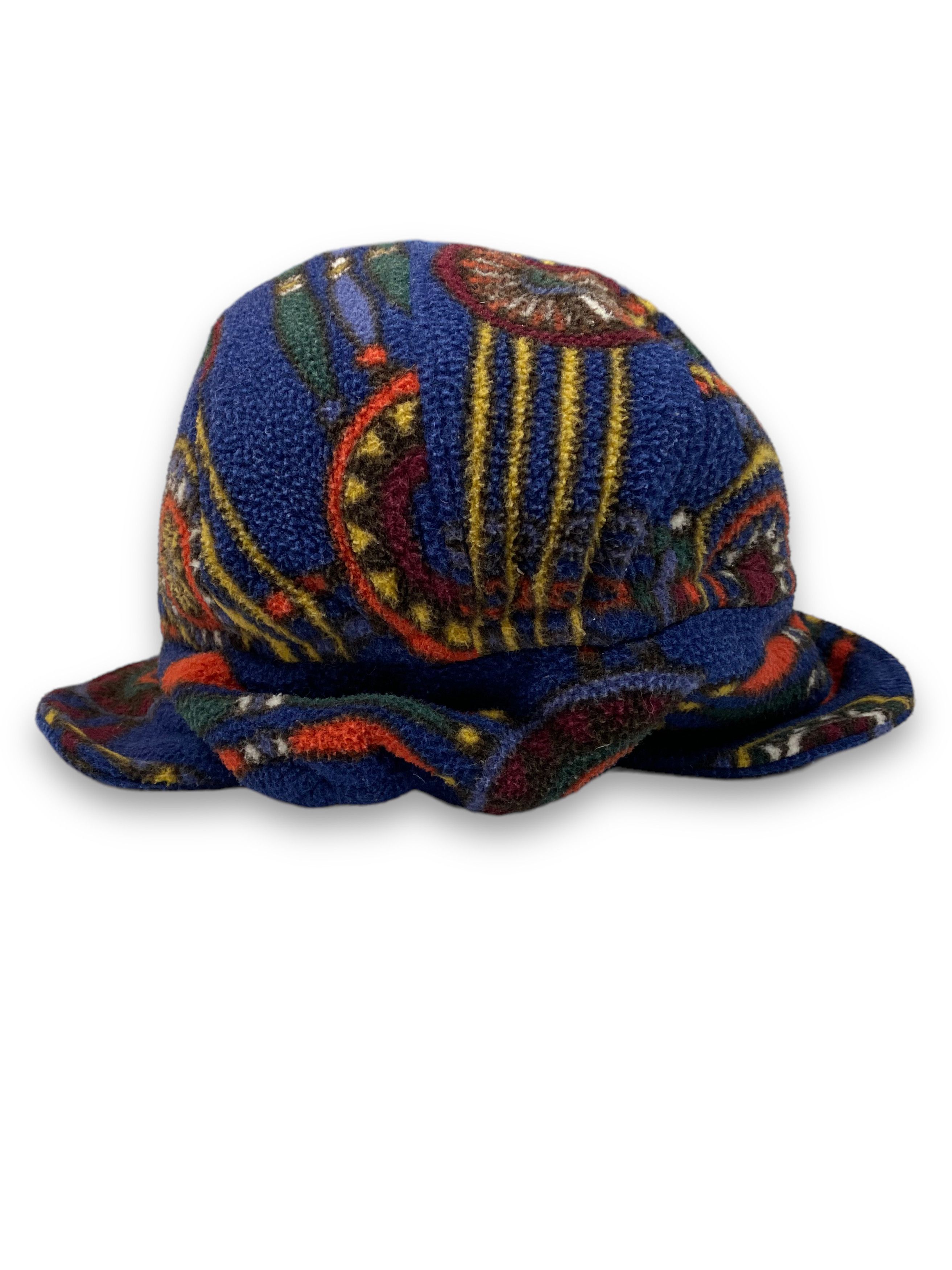 Vintage Vintage GOLD COAST Crazy Print Abstract Y2k 5 Panel Cap M684 Size ONE SIZE - 4 Thumbnail