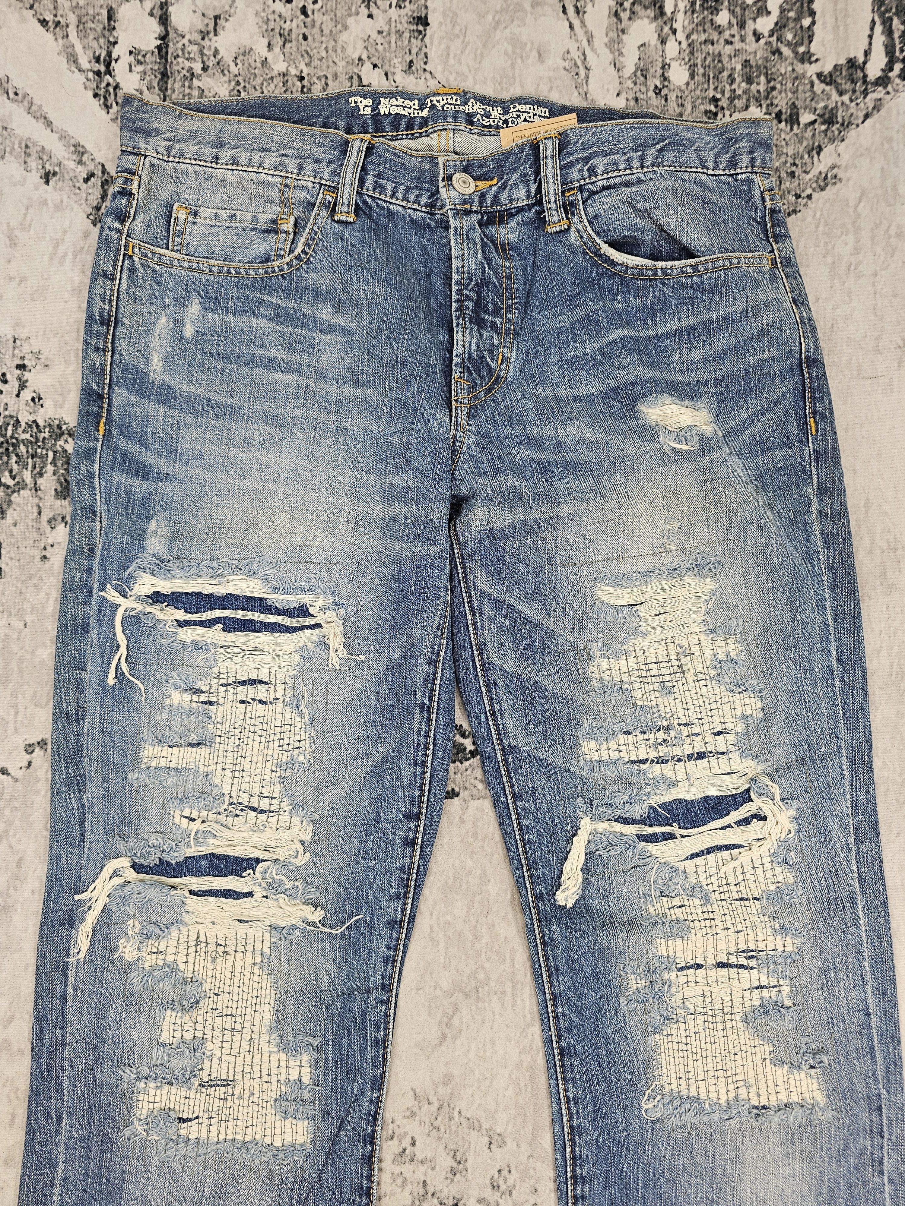 MOUSSY AZUL By Moussy Distressed Rockers Design Jean JB0299 Size 34 Size US 34 / EU 50 - 5 Thumbnail