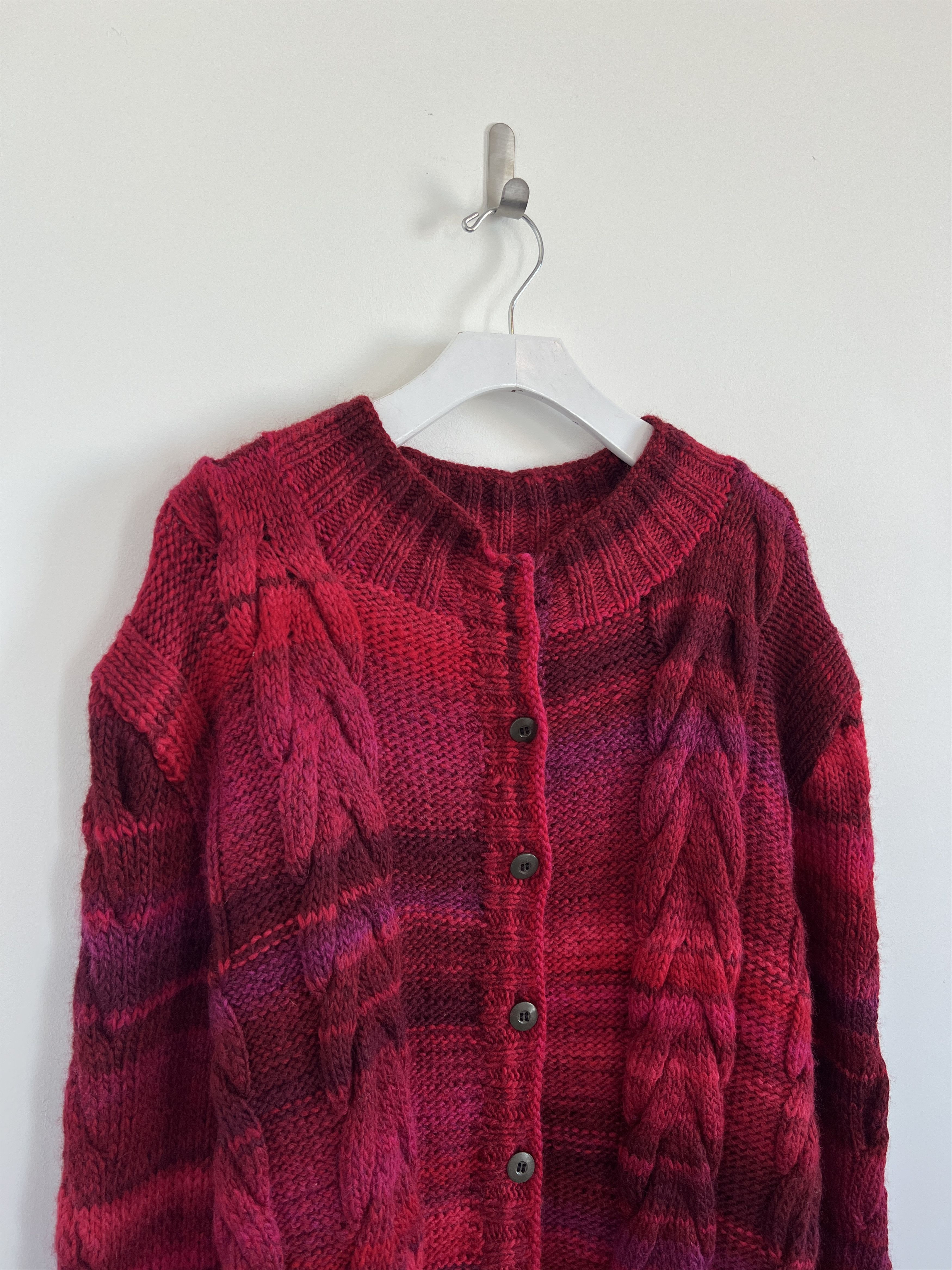 Handmade Wool Cardigan Size ONE SIZE - 3 Thumbnail