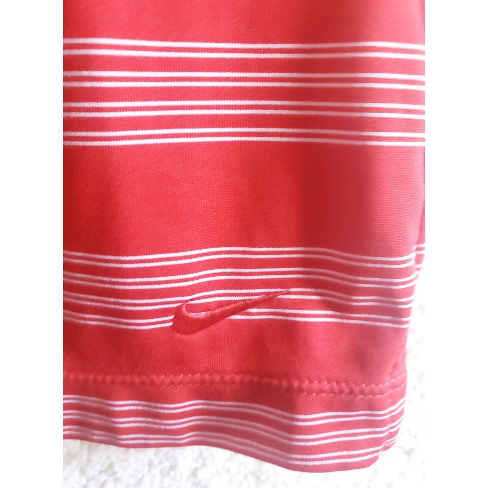 Nike Nike Shirt Womens M Red Golf Tour Performance Georgia Bulldogs Women Striped Polo Size M / US 6-8 / IT 42-44 - 5 Thumbnail