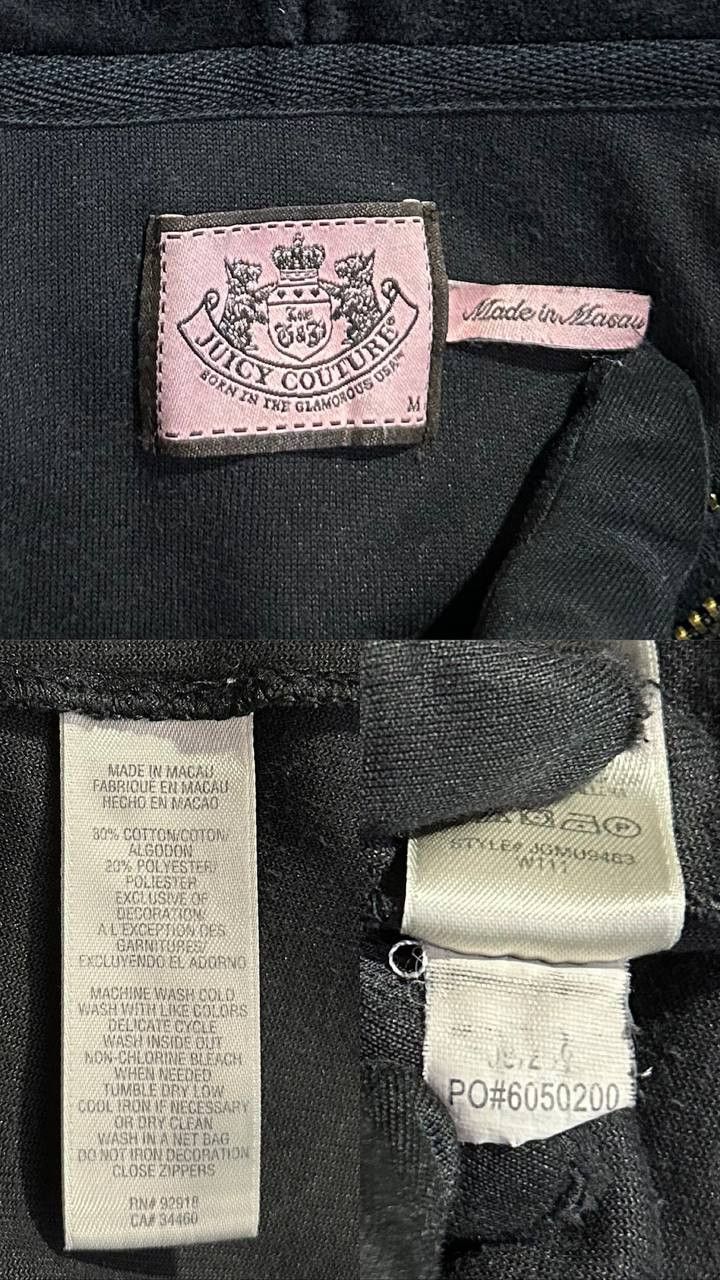 Juicy Couture Juicy Couture Heart Patch Zip Up Hoodie Velour Y2K 2000s vtg Size M / US 6-8 / IT 42-44 - 11 Thumbnail