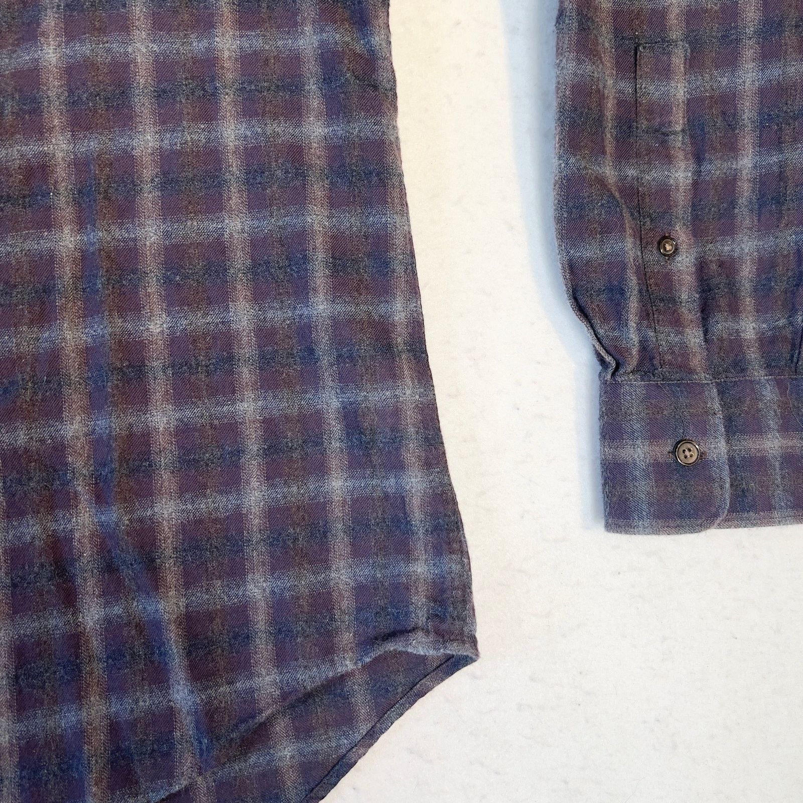 Jos. A. Bank Jos. A Bank Reserve Button Shirt XL Tailored Cashmere Blend Size US XL / EU 56 / 4 - 3 Thumbnail