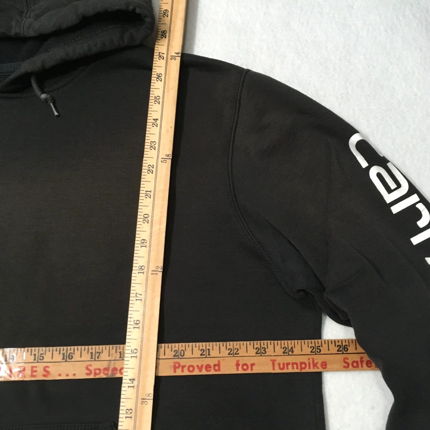 Carhartt Carhartt Hoodie Mens Large Black Original Fit Fleece Pullover Hooded Pockets Sweatshirt Sweatshirt Size US L / EU 52-54 / 3 - 6 Thumbnail