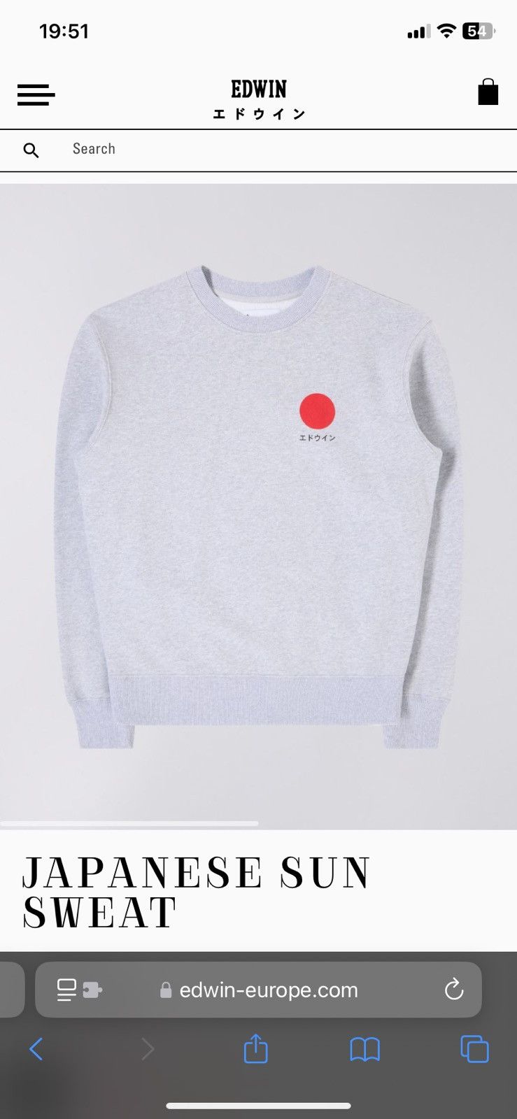 Edwin × Japanese Brand Edwin Sun Crewneck Size US XL / EU 56 / 4 - 6 Thumbnail
