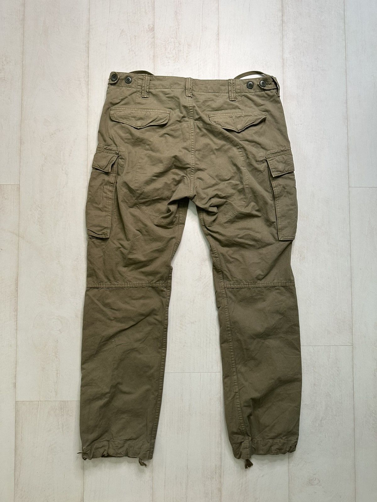 Polo Ralph Lauren × Vintage Polo Ralph Lauren military cargo khaki pants Size US 36 / EU 52 - 10 Thumbnail