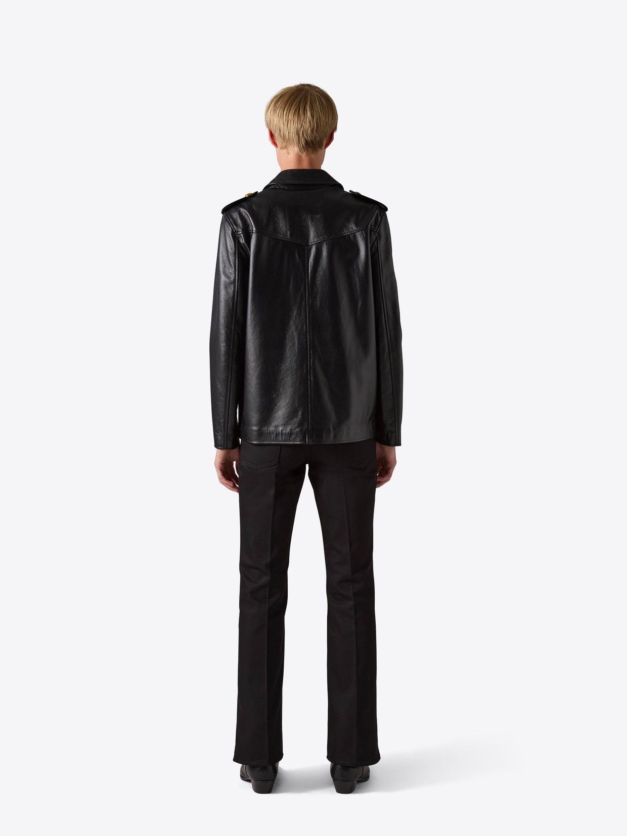 Blk Dnm Leather jacket 175 EU 48 USA 38 Size US M / EU 48-50 / 2 - 7 Thumbnail