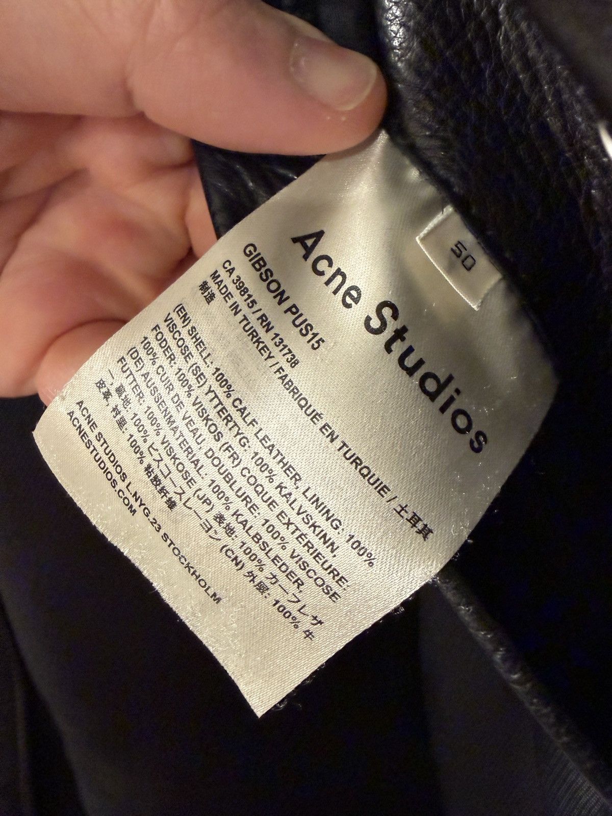 Acne Studios Acne Studios Gibson size 50 Size US M / EU 48-50 / 2 - 6 Thumbnail