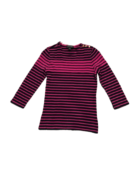 Ralph Lauren Vintage Ralph Lauren Striped 100% Cotton Long Sleeve Size XS Size XS / US 0-2 / IT 36-38 - 1 Thumbnail