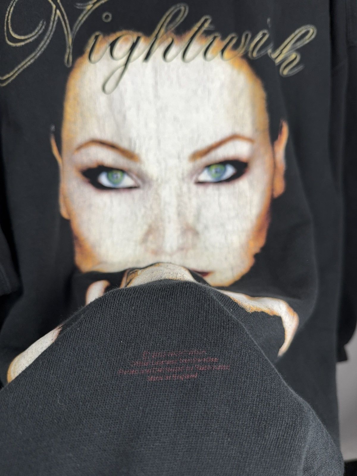 Band Tees 00s Vntg Nightwish 2003 Vintage Hoodie Tarja Era Band Merch Size US L / EU 52-54 / 3 - 18 Thumbnail