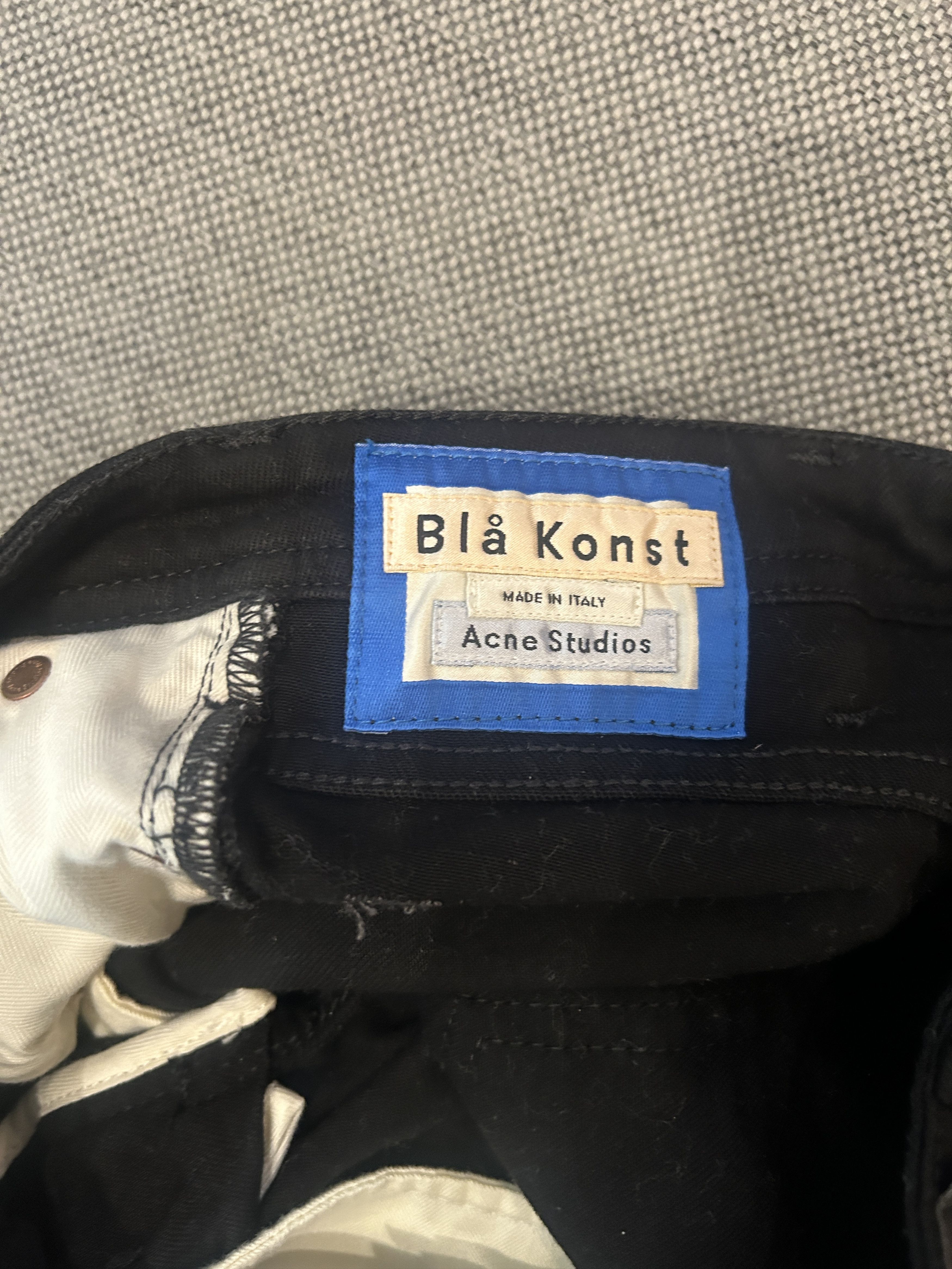Acne Studios Bla Konst Climb Stay Black Jeans Size 27" / US 4 / IT 40 - 3 Thumbnail