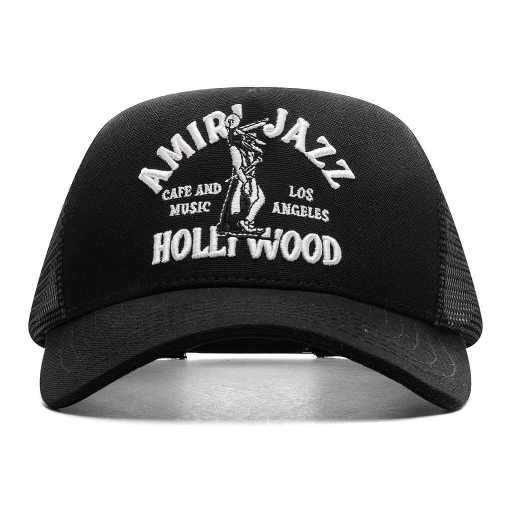 Amiri o1s1wg110526 Size: OS / Jazz Wolf Trucker Hat / Cap in Black Size ONE SIZE - 1 Preview