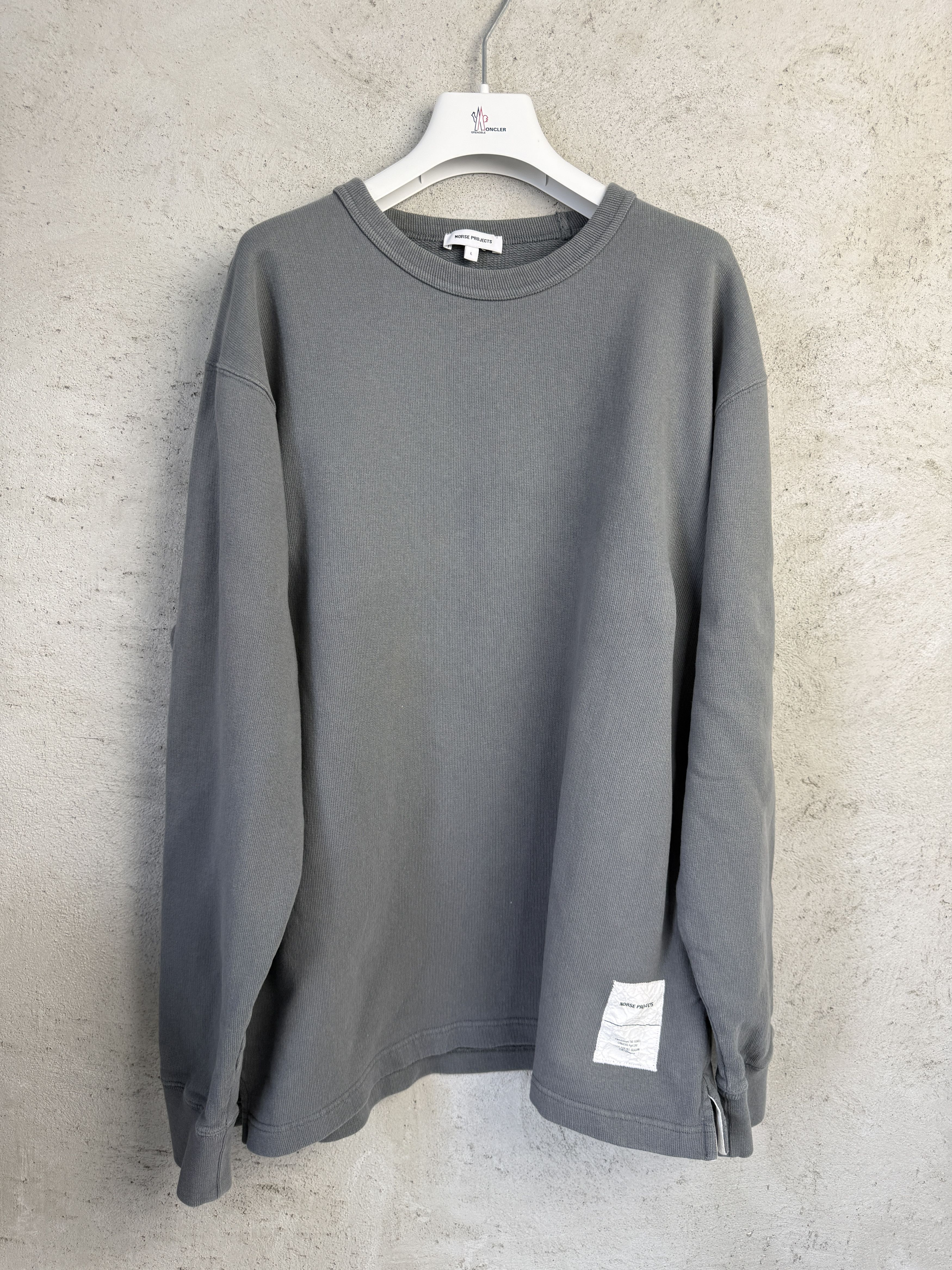Norse Projects Norse Projects Fraser Tab Series Crew sweatshirt crewneck Size US L / EU 52-54 / 3 - 1 Thumbnail