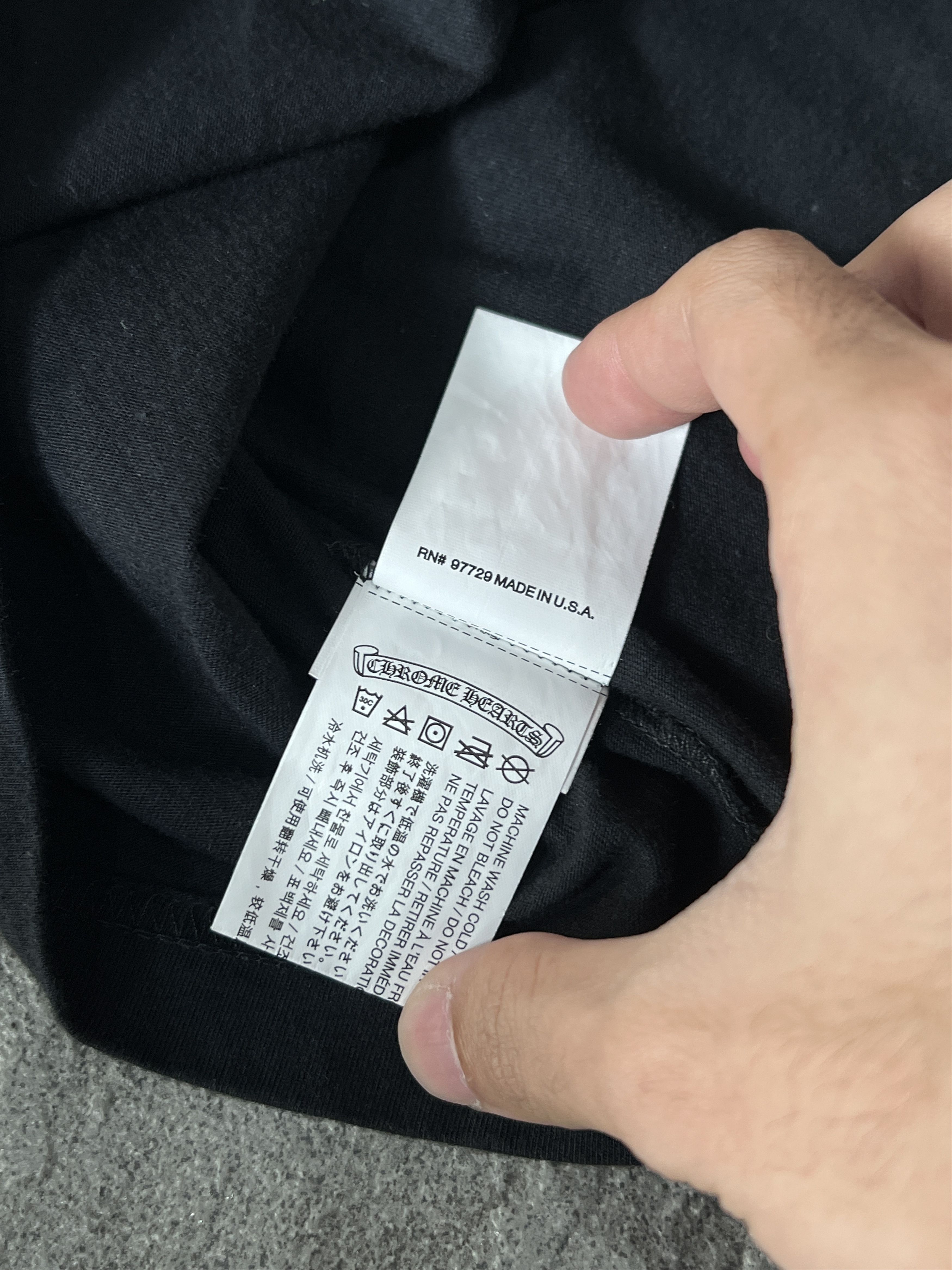 Chrome Hearts Chrome Hearts Snowflake Back Logo Tee Black Medium Size US M / EU 48-50 / 2 - 11 Thumbnail