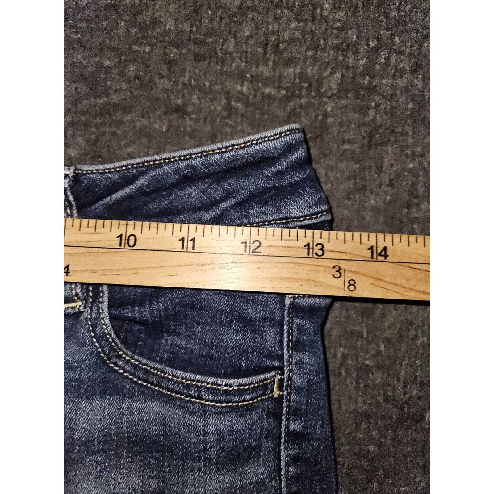 American Eagle Outfitters American Eagle Super Hi-Rise Denim Jeggings Womens 2 Long Blue Stretch Preppy Size 26" / US 2 / IT 38 - 5 Thumbnail