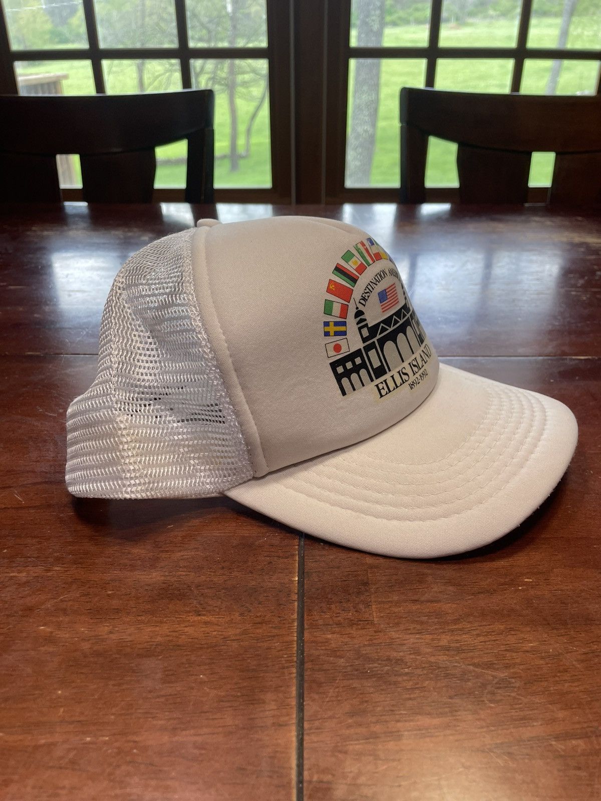 Other “Ellis Island” white trucker hat Size ONE SIZE - 2 Thumbnail