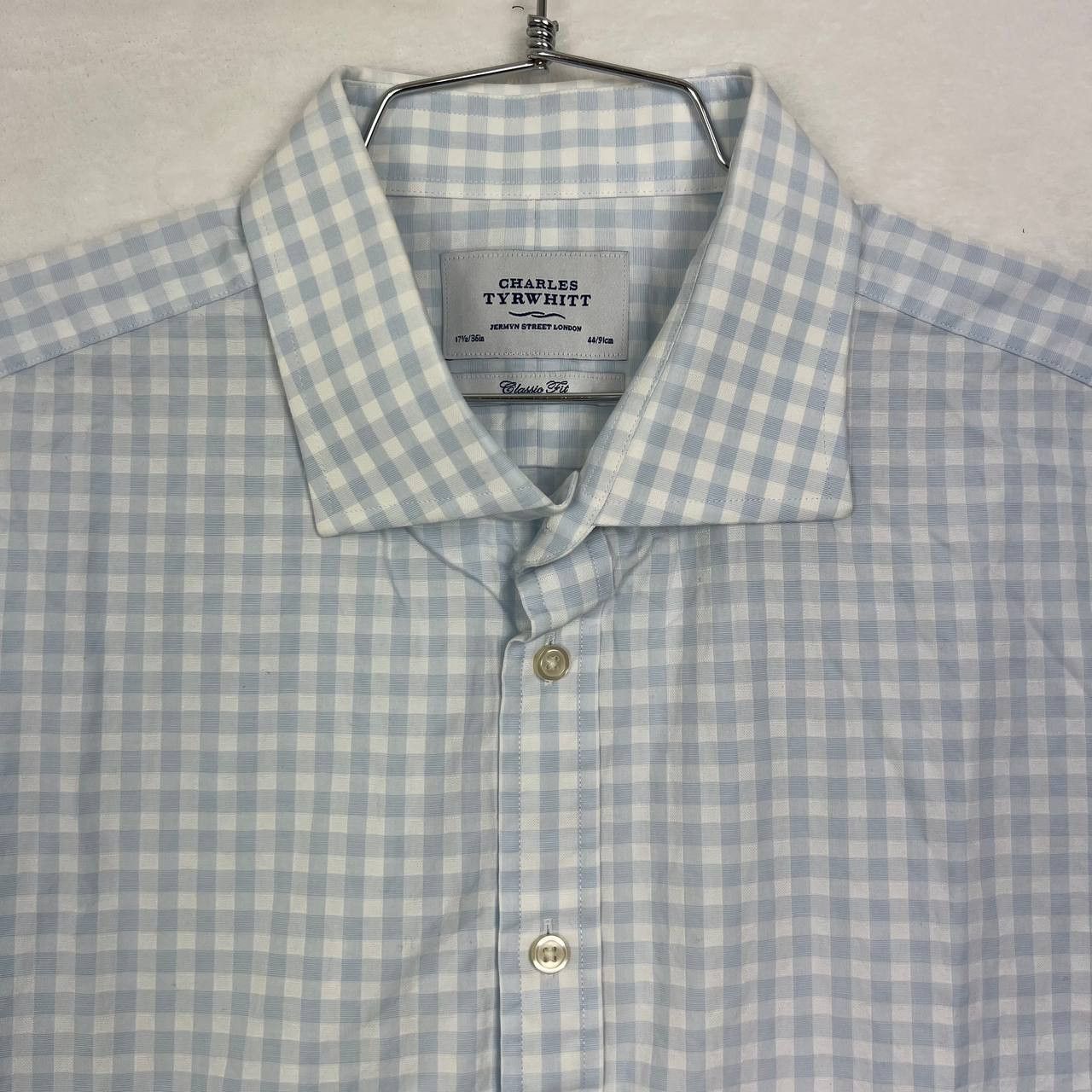 Charles Tyrwhitt Charles Tyrwhitt Shirt Men 17.5 Checkered Classic Fit