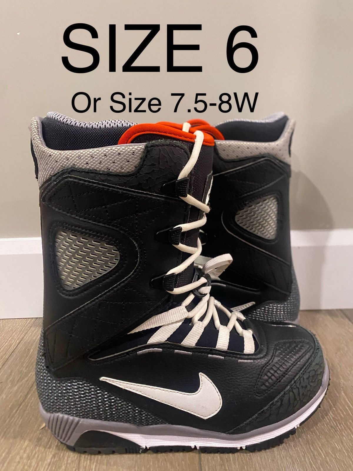 Nike Mens Nike Zoom Kaiju Snowboard Boots Black Cement Size 6 US Size US 6 / EU 39 - 10 Thumbnail