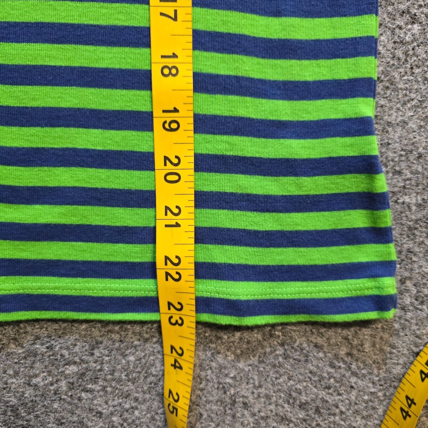 Lilly Pulitzer Lilly Pulitzer Top Women Size S Green Blue Striped Boat Neck Nautical Preppy Shirt Blouse Casual Slim Knit Cotton Size S / US 4 / IT 40 - 6 Thumbnail