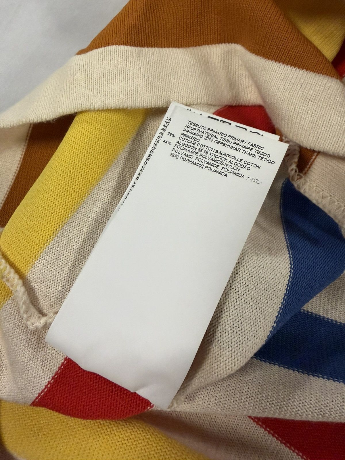 Marni Marni Multicolor Striped Asymmetrical Polo Size 46 / S Size US S / EU 44-46 / 1 - 7 Thumbnail