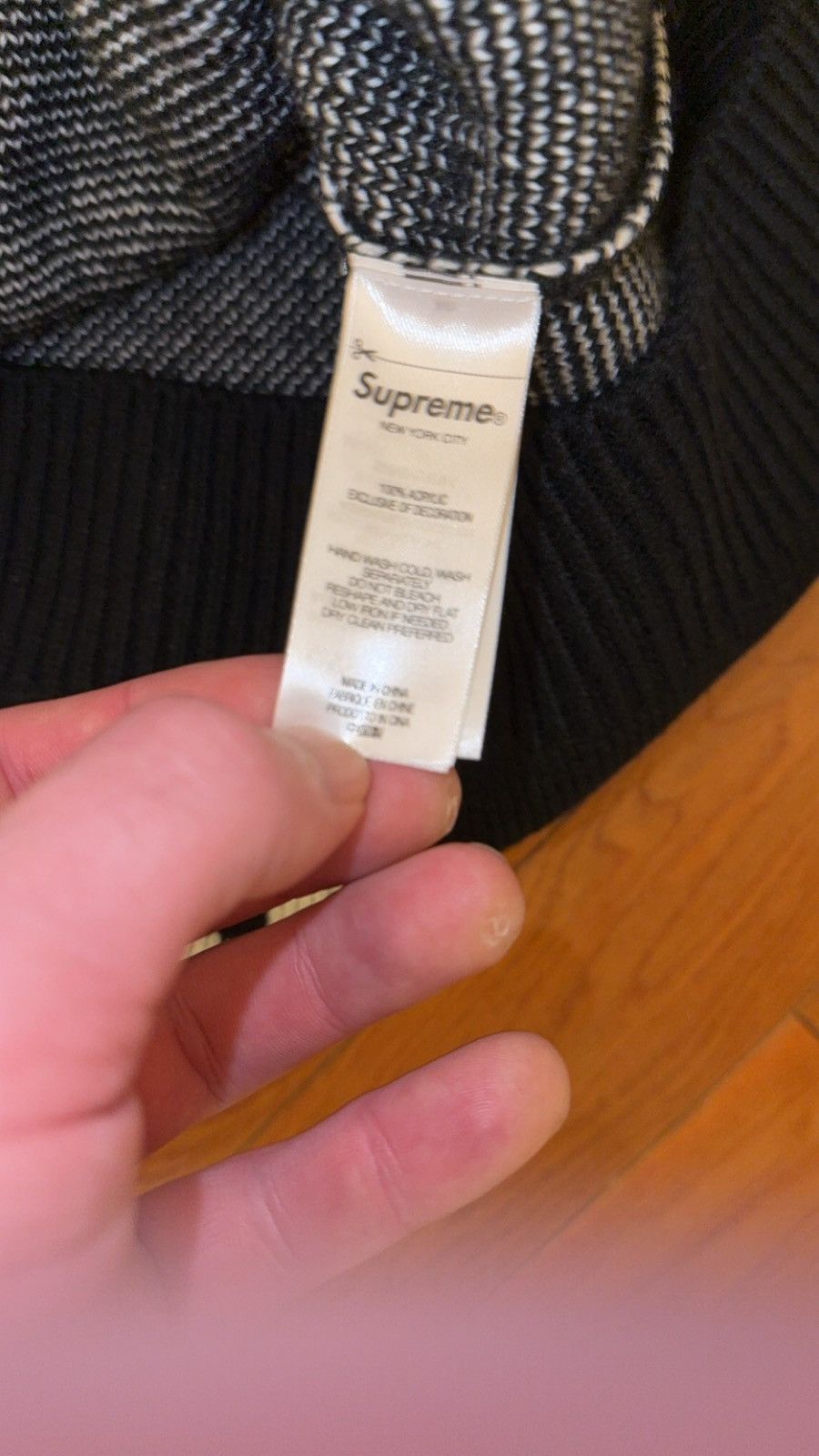 Supreme × Thrasher Supreme Thrasher Sweater 2024 Size Large Black Size US L / EU 52-54 / 3 - 6 Thumbnail