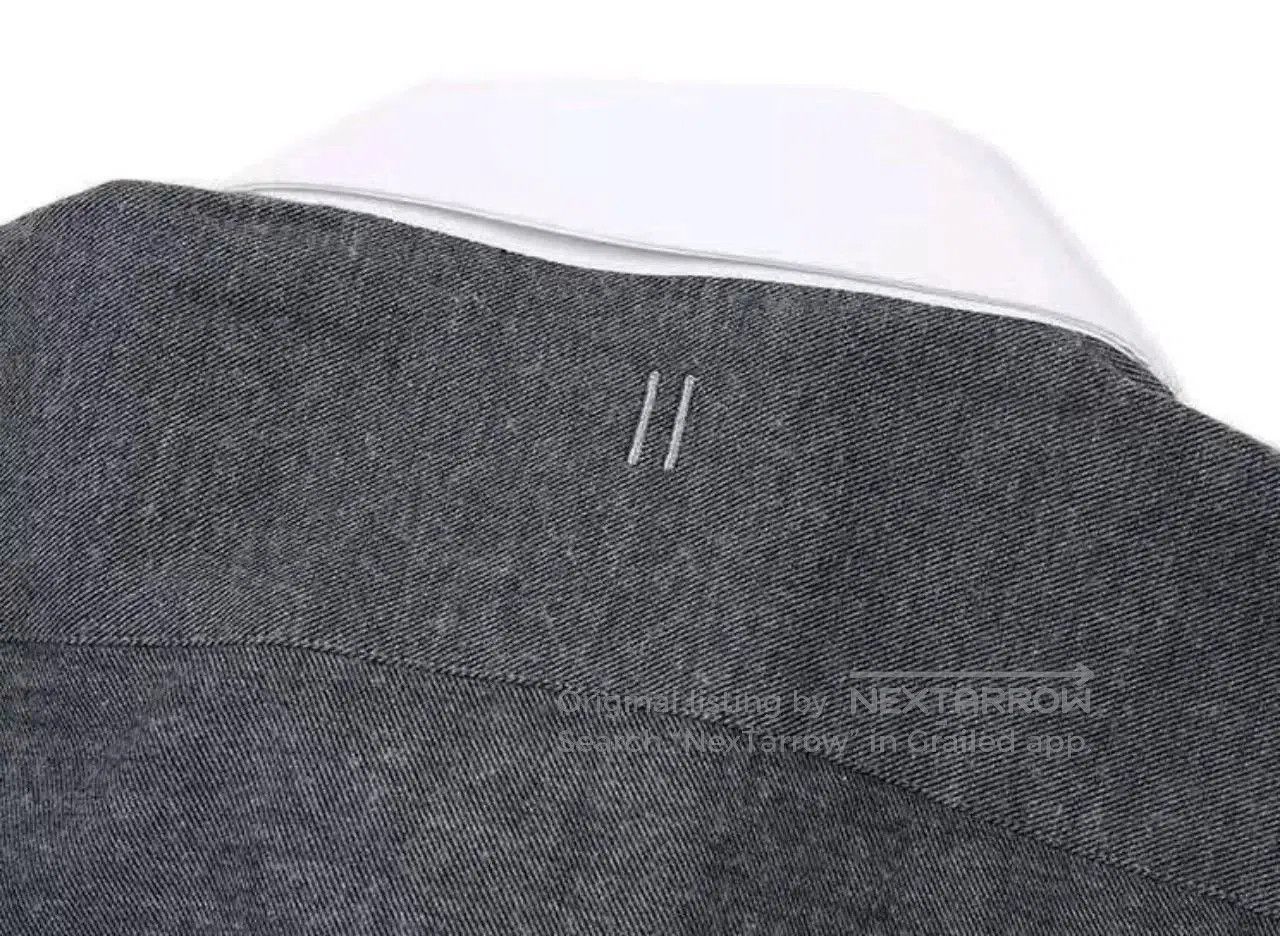 Neil Barrett Neil Barrett Gray Wool Shirt for Sale. Size US M / EU 48-50 / 2 - 3 Thumbnail
