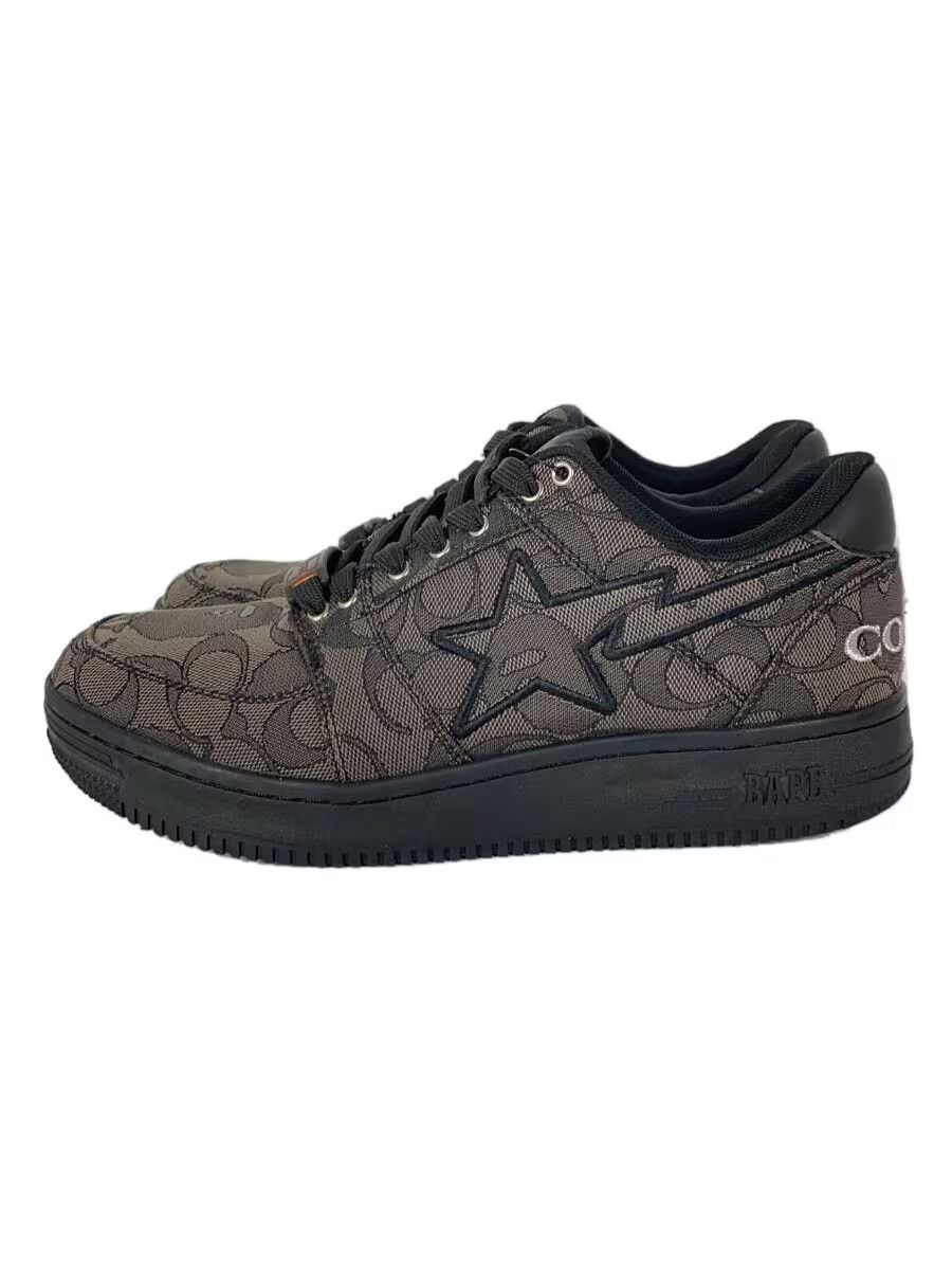 Bape A BATHING APE × COACH BAPESta Low-Cut Sneakers Black 27cm | Grailed