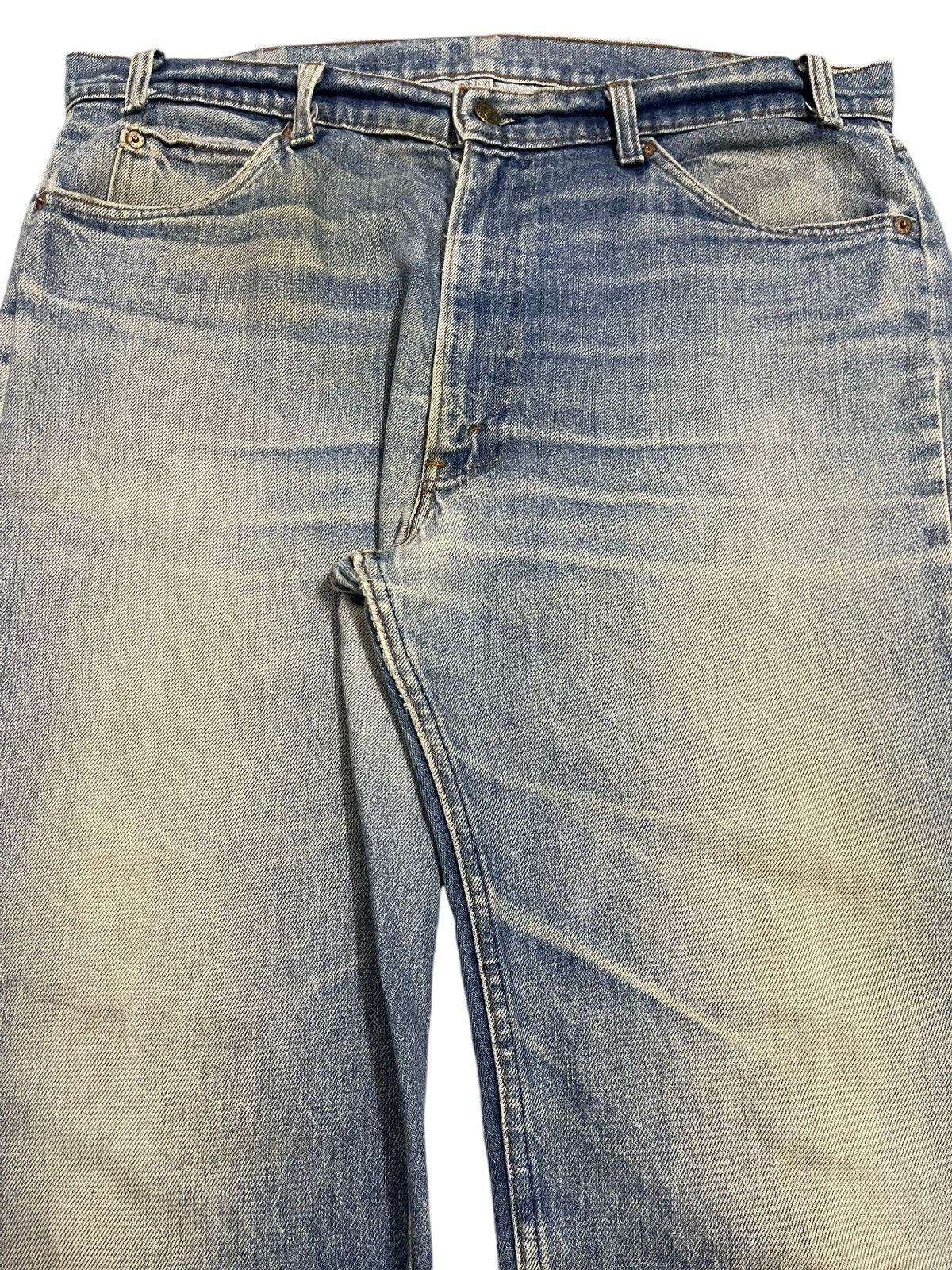 Levi's Vintage 70s Levis 505 Orange Tab Blue Faded Wash Style Jeans Size US 38 / EU 54 - 4 Thumbnail