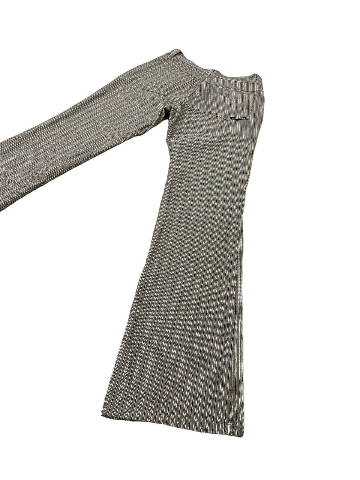 Japanese Brand Flare Jeans Countdown Japan Striped Boot Cut 8🟦5 Size US 29 - 3 Thumbnail