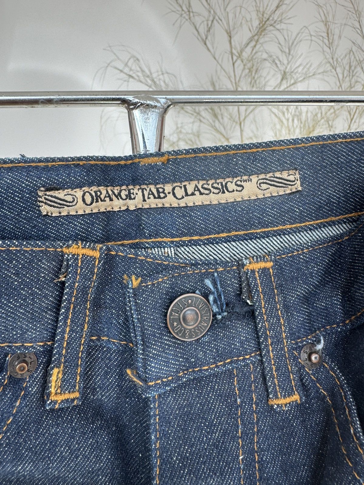 Levi's Vintage Clothing Levi’s 602 Orange Tab Straight Leg Jeans NWT Size US 30 / EU 46 - 3 Thumbnail