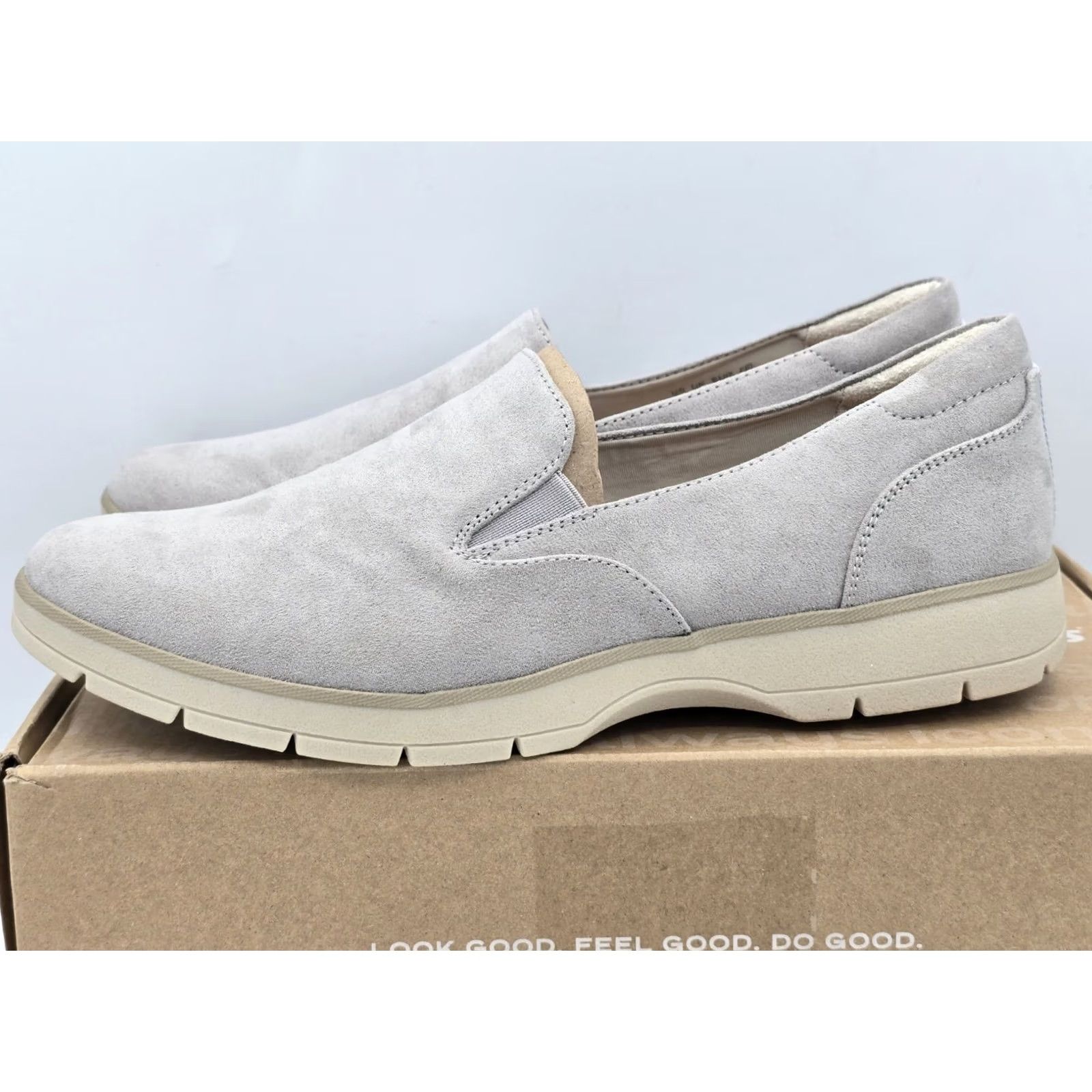 Scholl Dr. Scholl's Womens Next One Slip On Loafer Soft Grey Sz 11 M NIB - Flat - Shoes Size US 11 / IT 41 - 5 Thumbnail