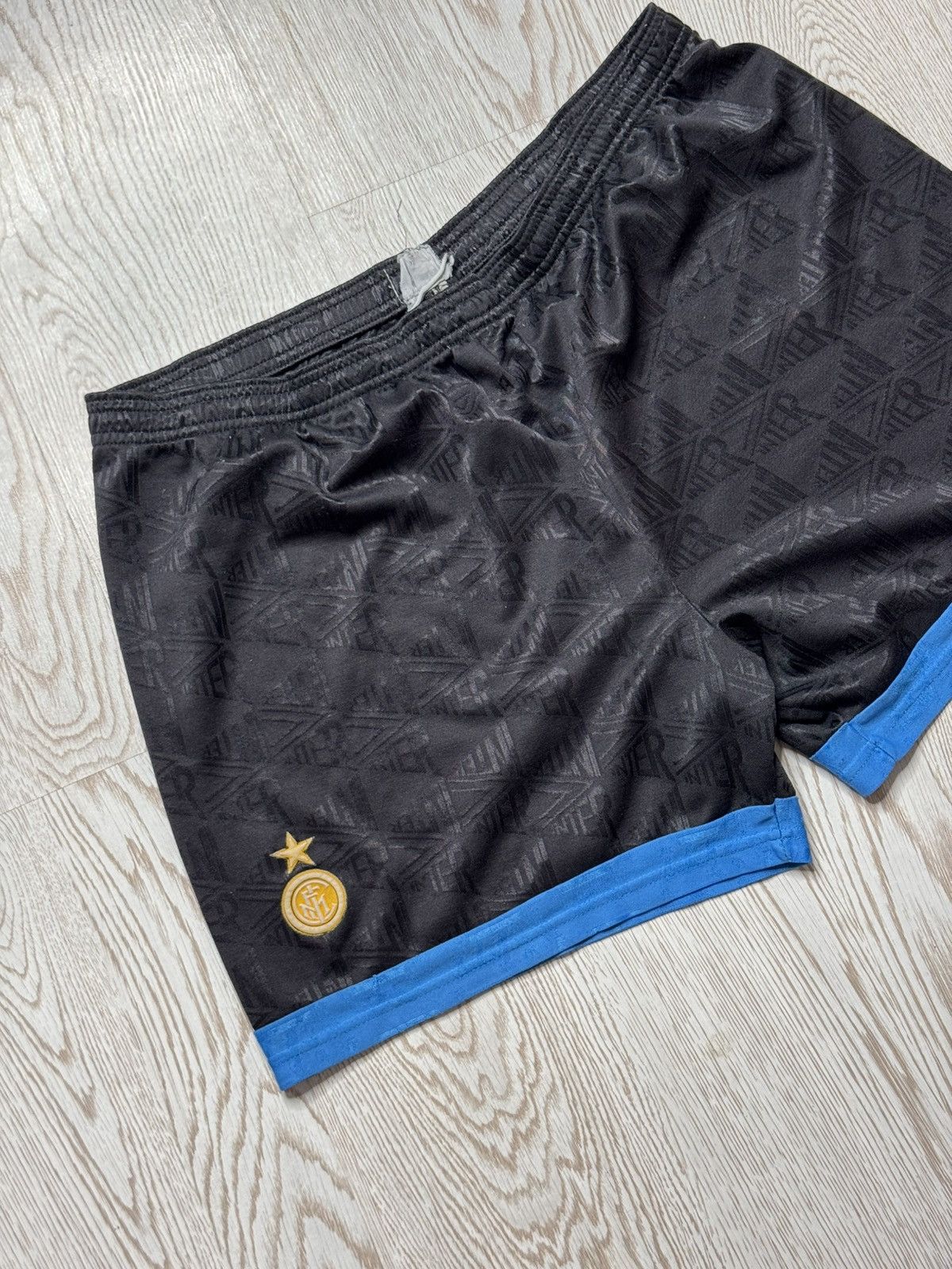 Umbro Vintage 90s Inter Milan Soccer Shorts Football shorts Size US 32 / EU 48 - 2 Thumbnail