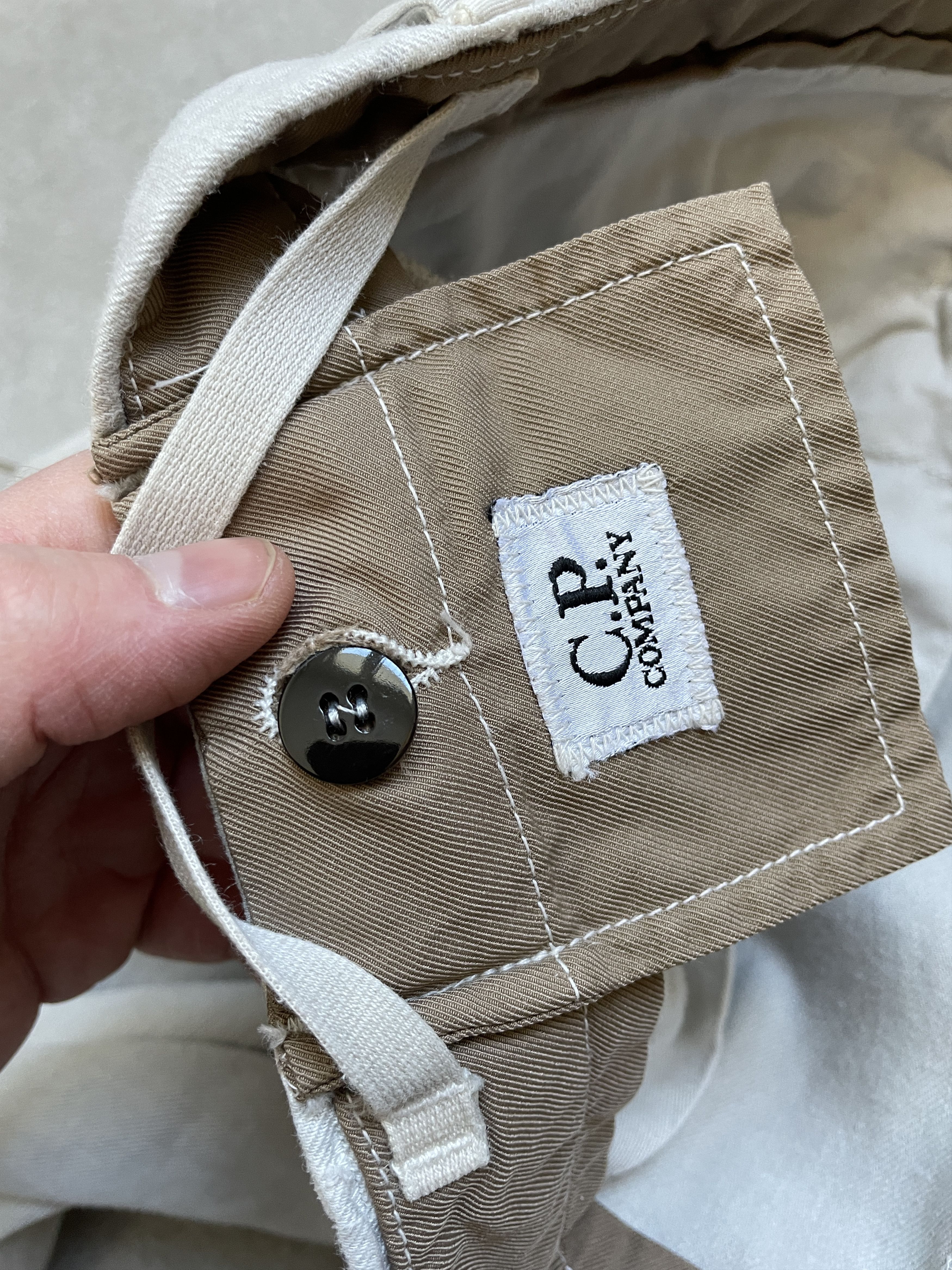 C.P. Company CREAM STONE ISLAND CP COMPANY LINEN LIGHT WEIGHT CHINO Size US 32 / EU 48 - 6 Thumbnail