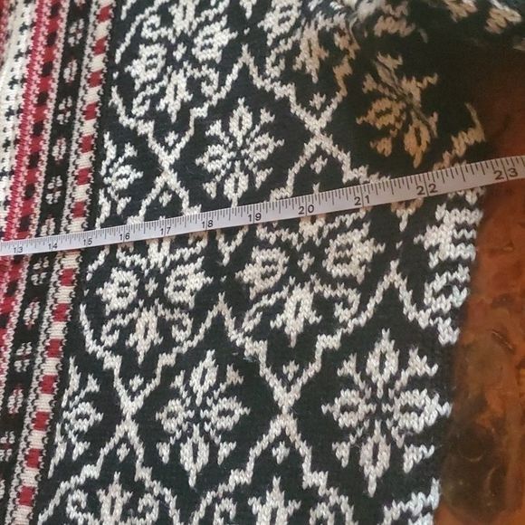 Vintage Appleseed's Vintage Wool Fair Isle Sz XLP Cardigan Sweater Size XL / US 12-14 / IT 48-50 - 10 Thumbnail