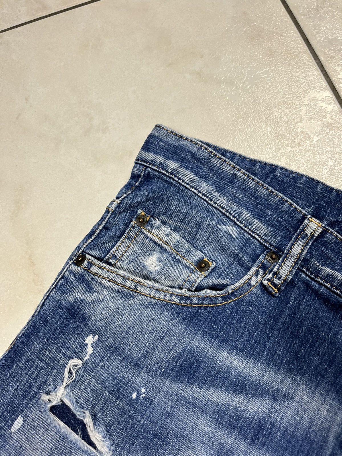 Designer × Dsquared2 Dsquared2 distressed denim skater jeans pants washed ripped Size US 34 / EU 50 - 12 Thumbnail