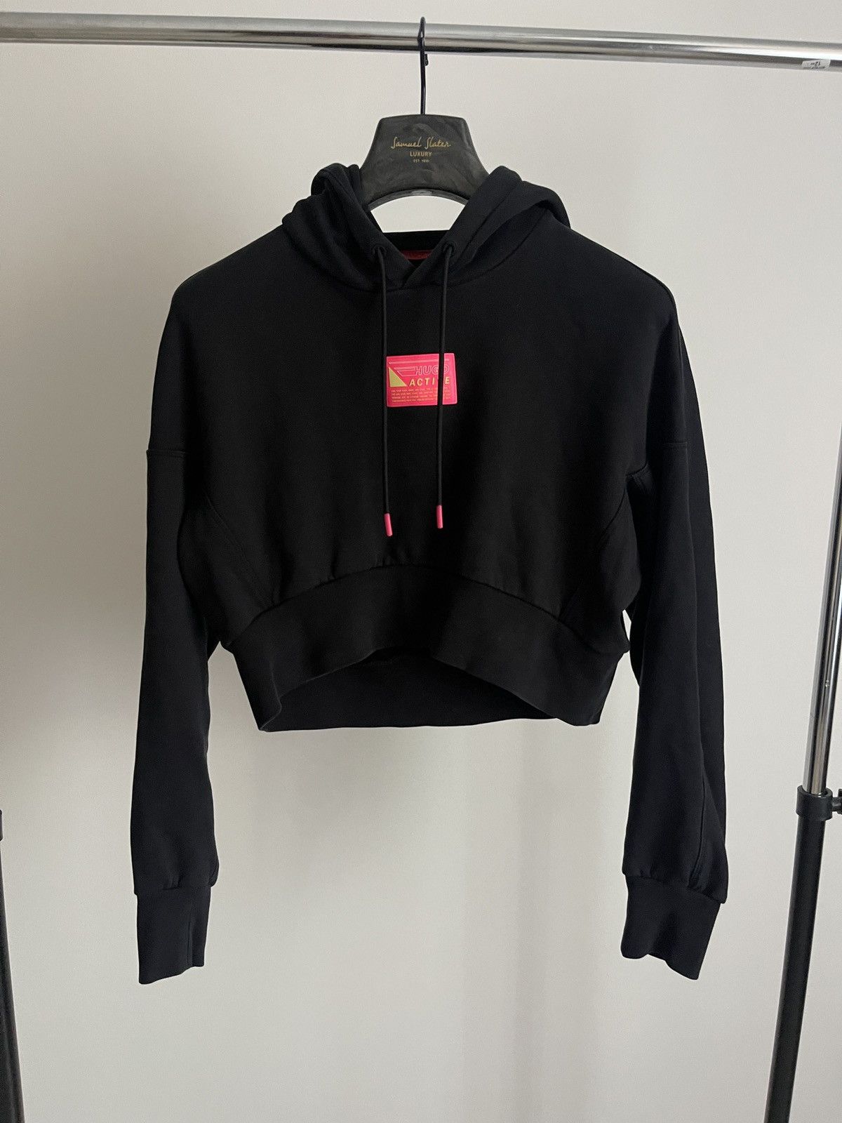 Hugo Boss Hugo boss black hoodie woman sweatshirt with logo Size XS / US 0-2 / IT 36-38 - 7 Thumbnail