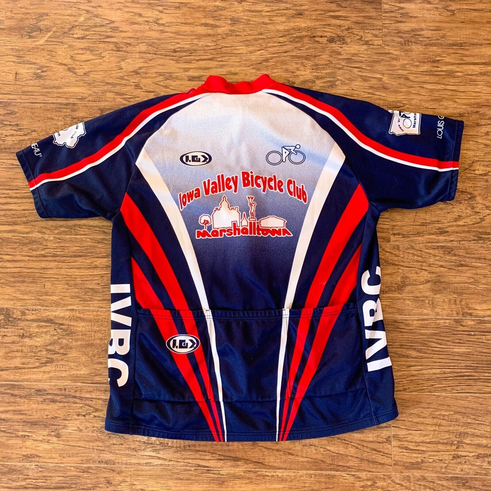 Other Louis Garneau Iowa Valley Bicycle Club Team Cycling Jersey Size US XL / EU 56 / 4 - 3 Thumbnail