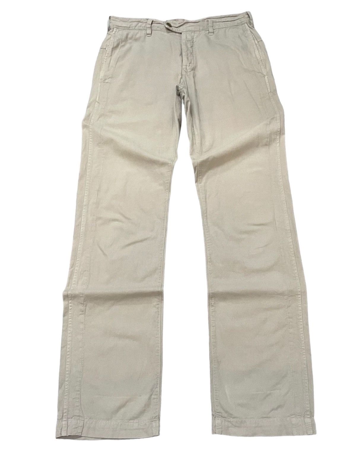 Margaret Howell × Vintage Margaret Howell London 50s Reissue Army Buckle Belt Pants Size US 30 / EU 46 - 2 Thumbnail