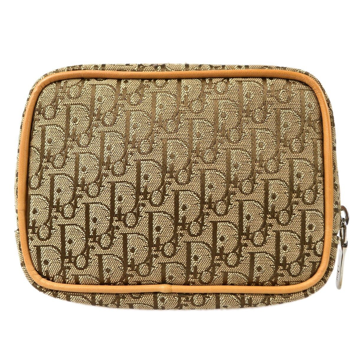 Dior Christian Dior Vintage Trotter Pouch Canvas Size ONE SIZE - 1 Thumbnail