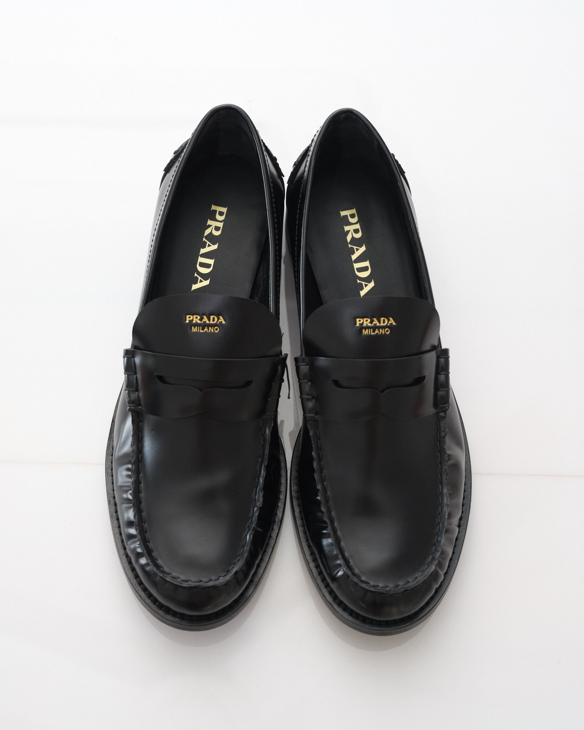 Prada Prada brushed leather loafers Size US 9 / IT 39 - 2 Thumbnail