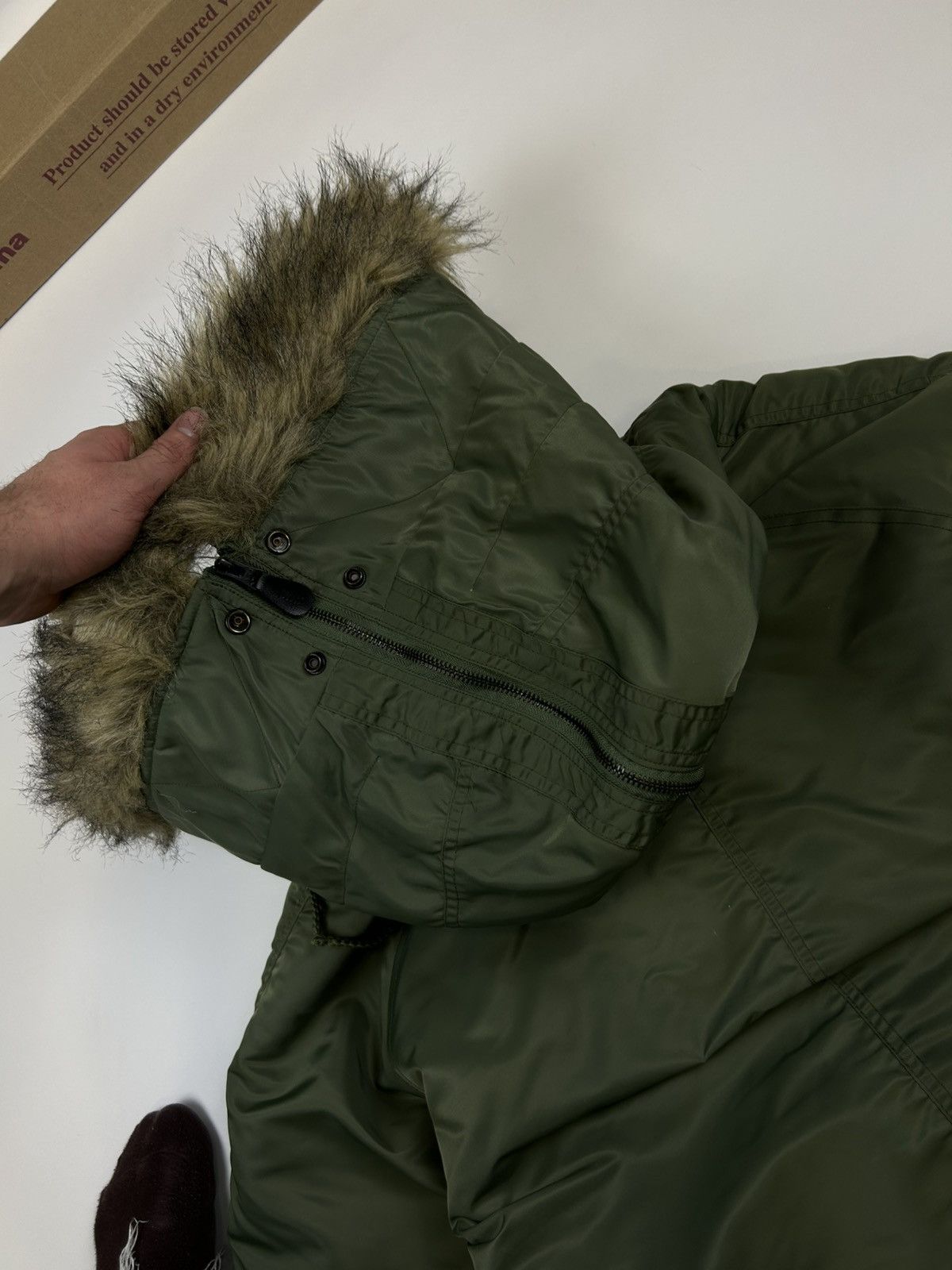 Japanese Brand × Vintage Vintage y2k pilot N2B bomber jacket sith fur Size US XXL / EU 58 / 5 - 8 Thumbnail