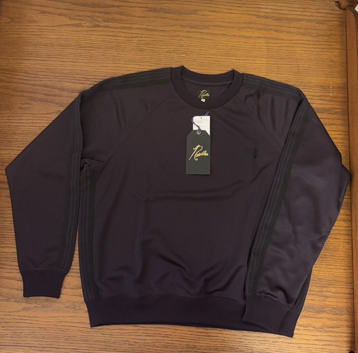 Needles Needles Track Crew Neck Shirt Dark Purple Size US M / EU 48-50 / 2 - 5 Thumbnail