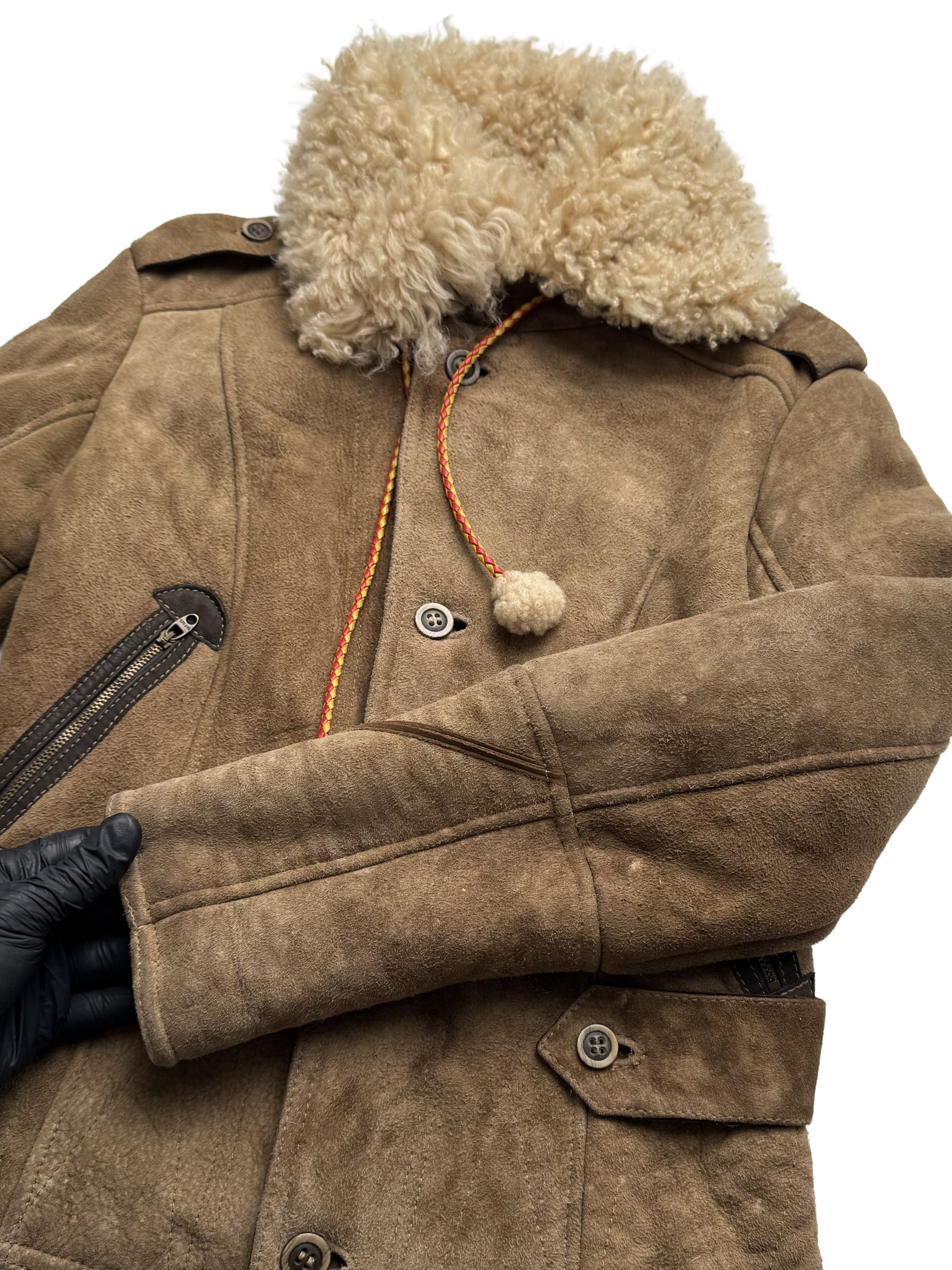 Diesel Diesel Vintage Real Shearling Cropped Jacket Size S / US 4 / IT 40 - 10 Thumbnail