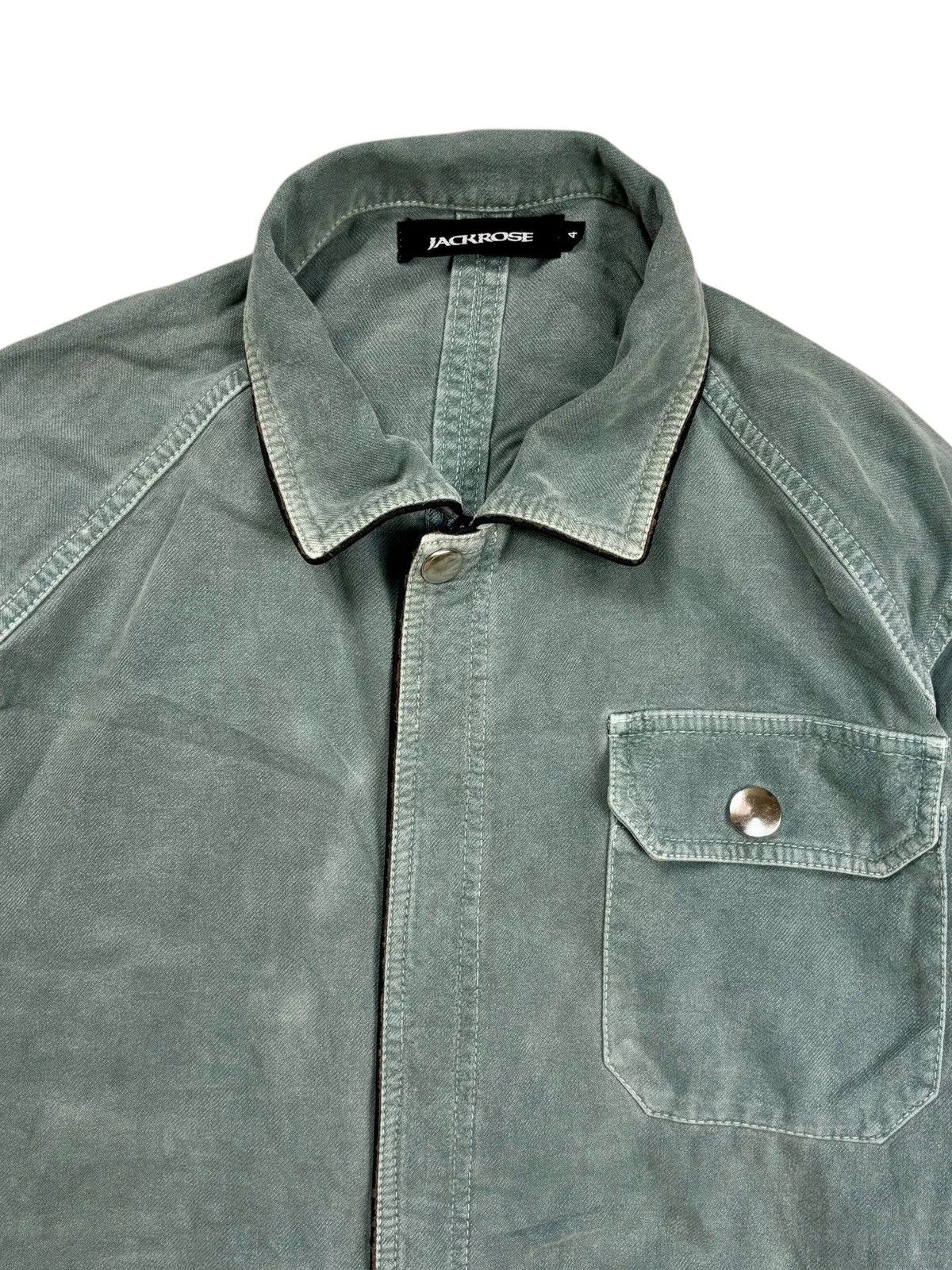 JACKROSE 2000s Jackrose - Apocalypse Style Single Pocket Shirt Jacket Size US M / EU 48-50 / 2 - 5 Thumbnail