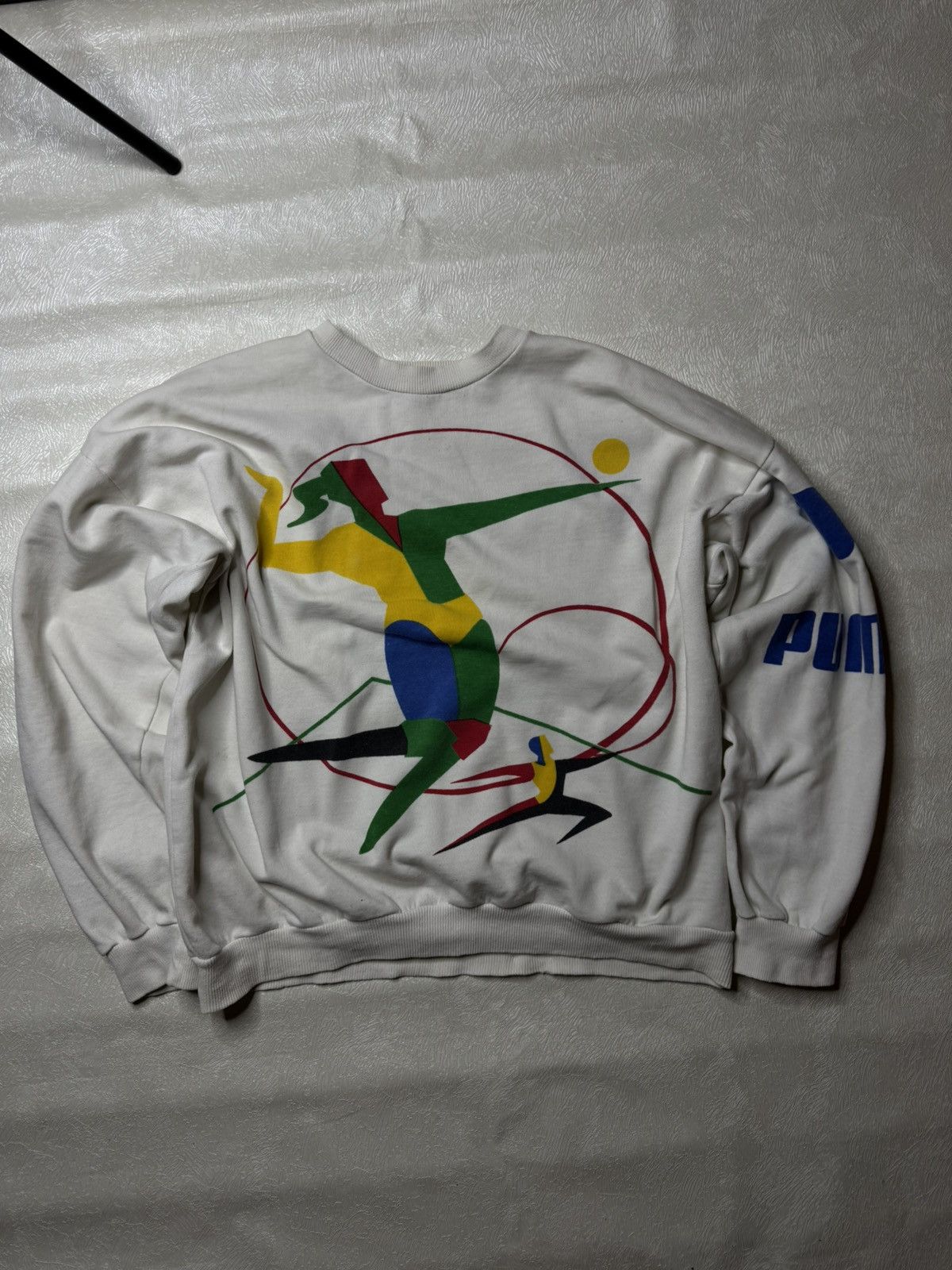 Japanese Brand × Puma Puma Seoul Vintage Sweatshirt Size US XL / EU 56 / 4 - 1 Thumbnail