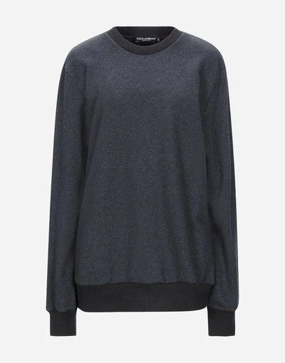 Dolce & Gabbana o1y0925 Crewneck Sweatshirt in Dark Gray Size XS / US 0-2 / IT 36-38 - 1 Thumbnail