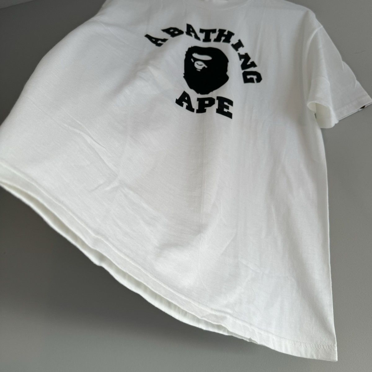 Bape × Nigo × Vintage OG Bape Hanes Beefy Black College Logo Tee Size US L / EU 52-54 / 3 - 5 Thumbnail