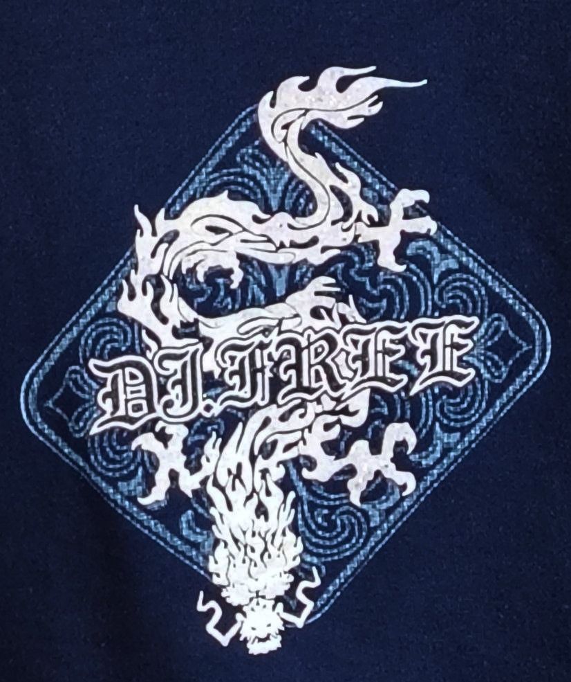 Japanese Brand RARE DJ FREE Japanese Archive Tribal Dragon Crewneck - Navy Size US XS / EU 42 / 0 - 4 Thumbnail