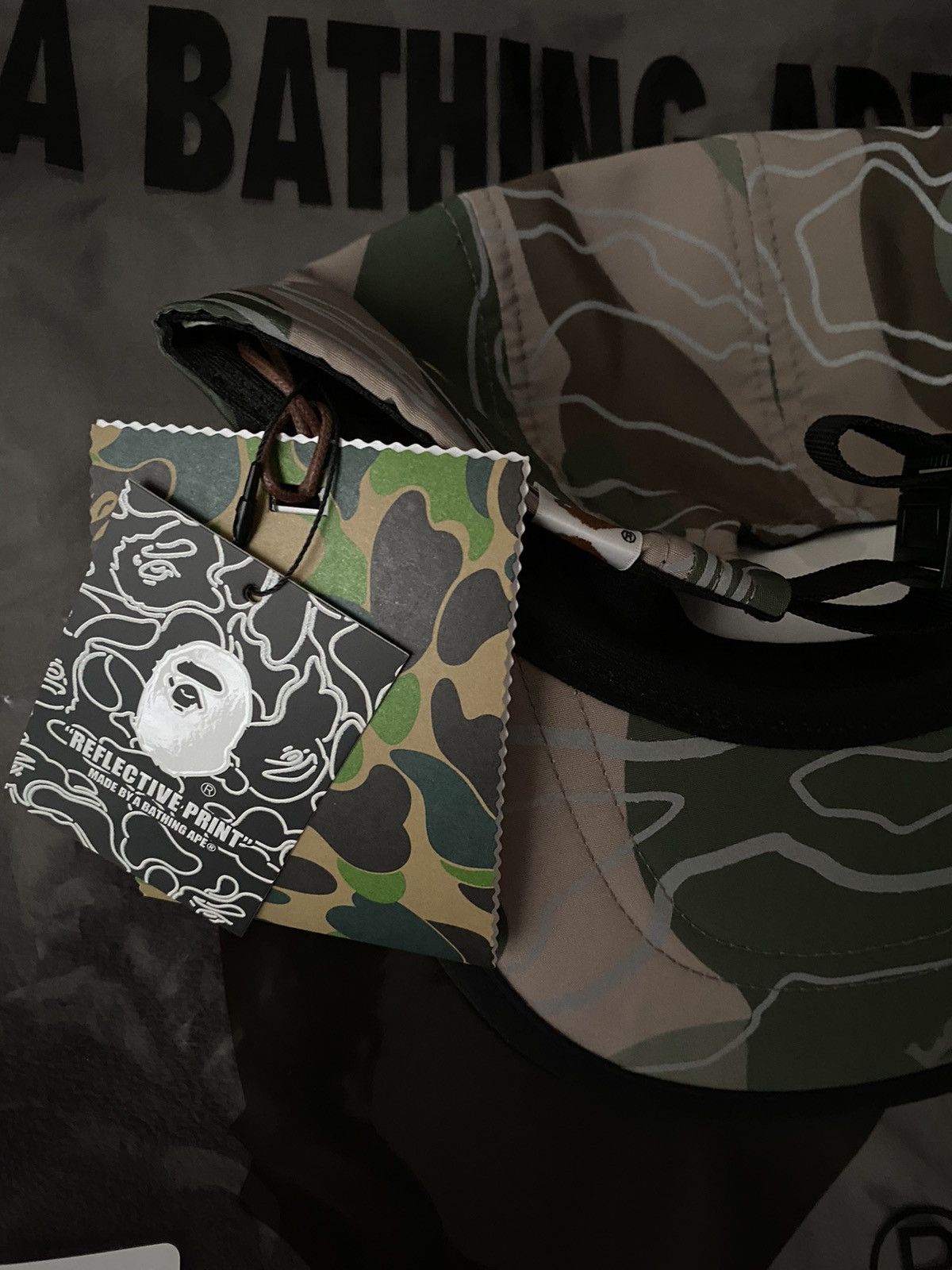 Bape Layered Line Camo Jet Cap Size ONE SIZE - 4 Thumbnail